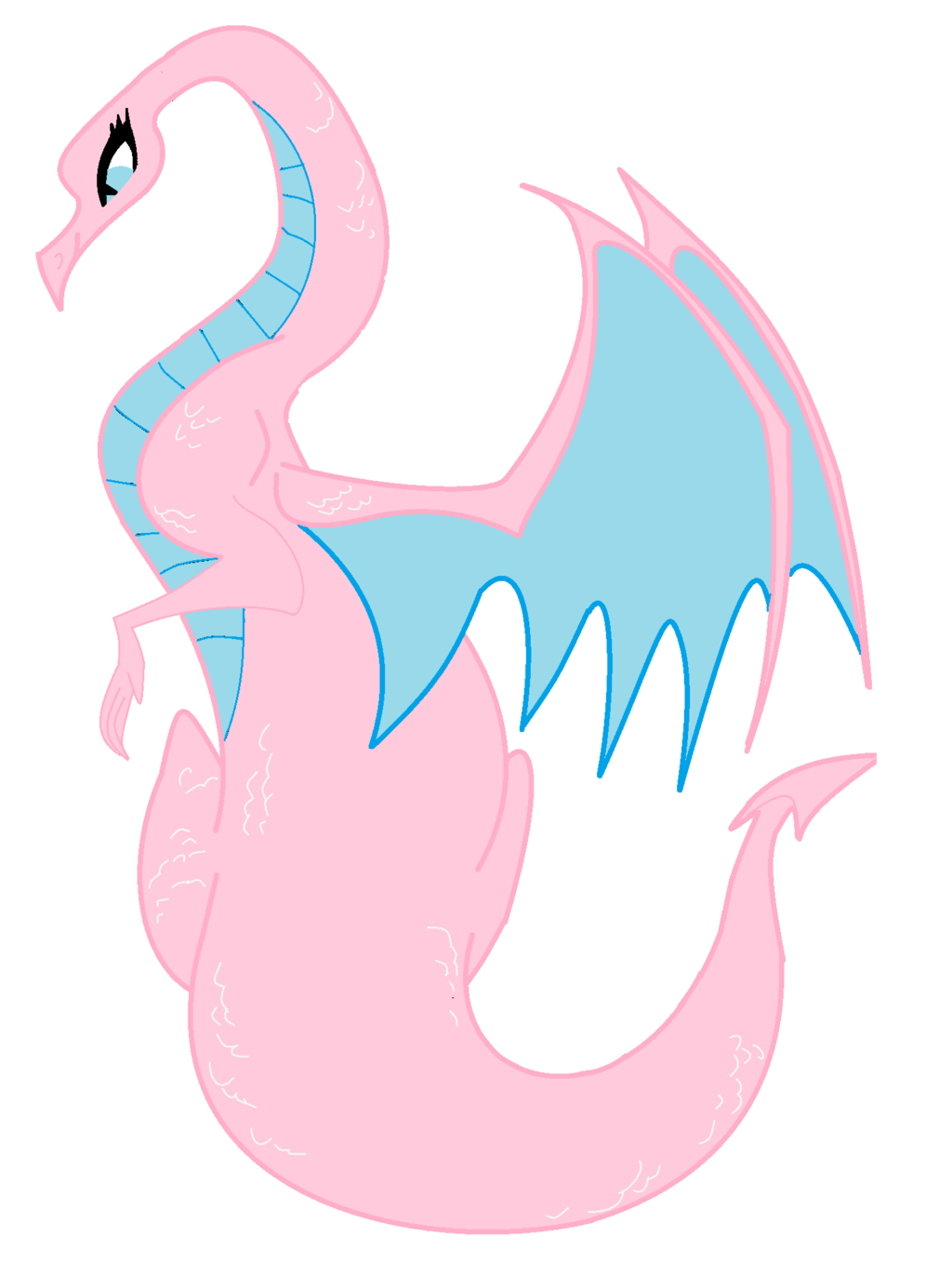 Female dragon ADULT base mlp