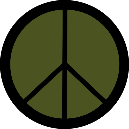 Army Green Peace Symbol 12 SVG Scalable Vector Graphics scallywag ...