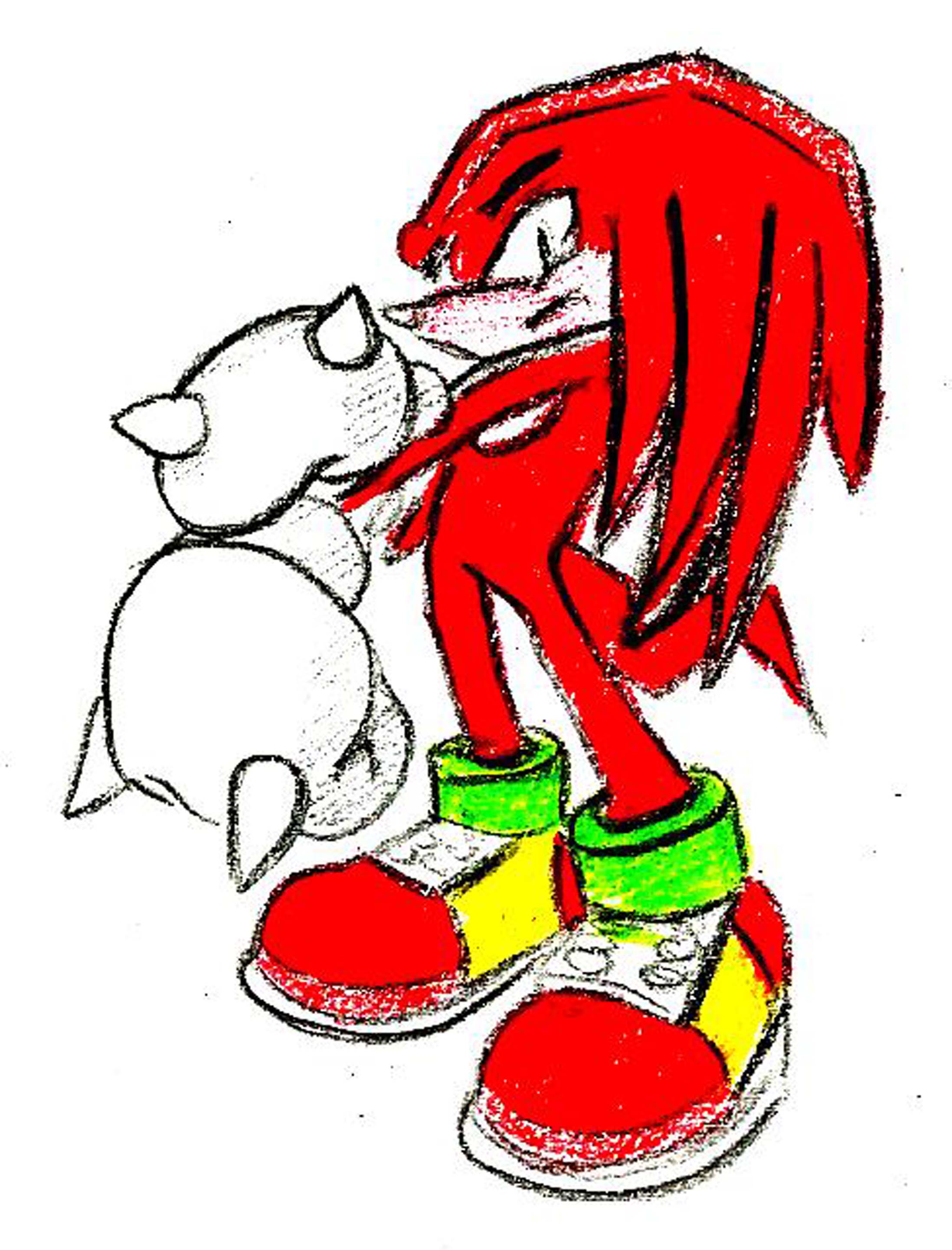 Draw-Knuckles-the-Echidna- ...