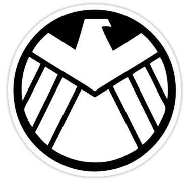 S.H.I.E.L.D. - Logo (White)" Stickers by Bastien13 | Redbubble