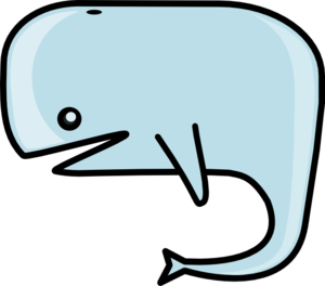 Cartoon Whale clip art - vector clip art online, royalty free ...