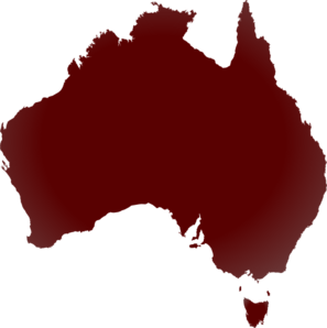 Red Australia Svg clip art - vector clip art online, royalty free ...