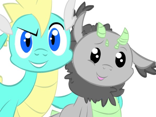 Baby Dragons Larimar and Parka by PastelePony | Create Art | Disney