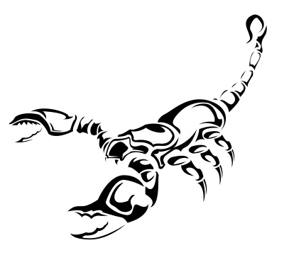 Tribal Scorpion Tattoo Design, Scorpio Zodiac Sign | Just Free ...