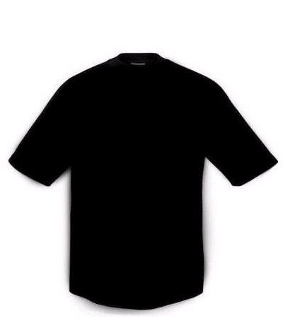 1 Single Plain Black T Shirt Large Gildan Heavy L New