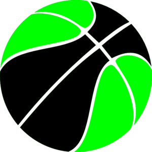 Green And Black Basketball clip art - vector clip art online ...