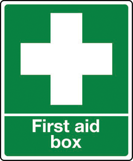 First Aid Box signs