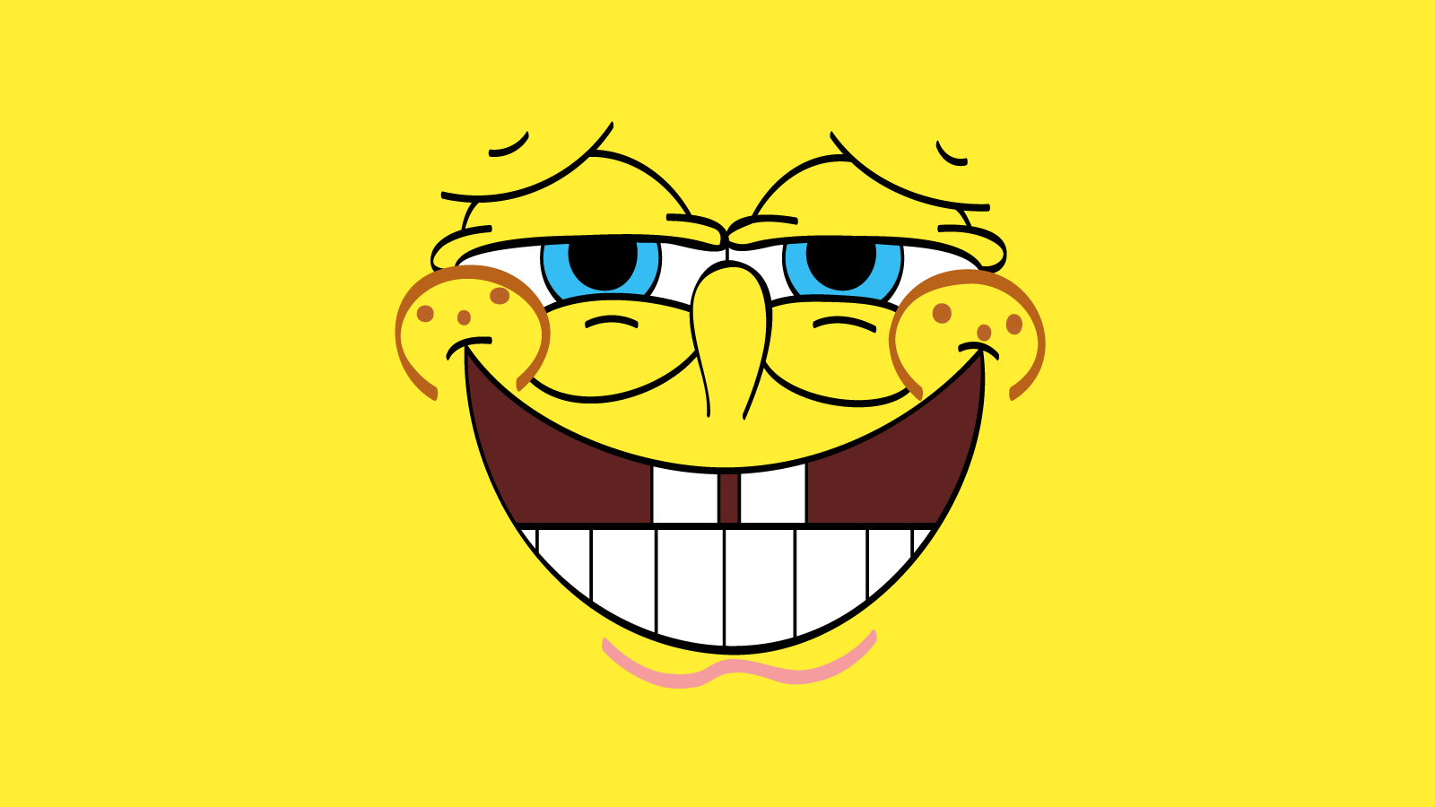 Funny Faces Cartoon Spongebob