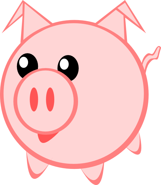 Pig clip art - vector clip art online, royalty free & public domain