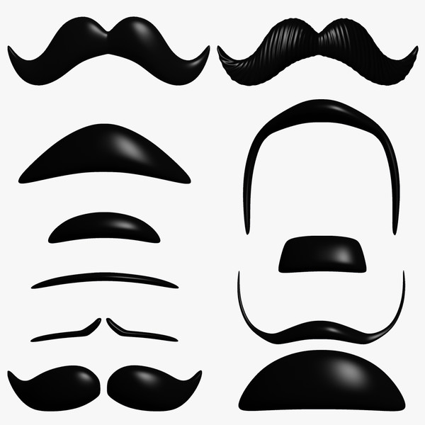 funny mustache clip art - photo #23