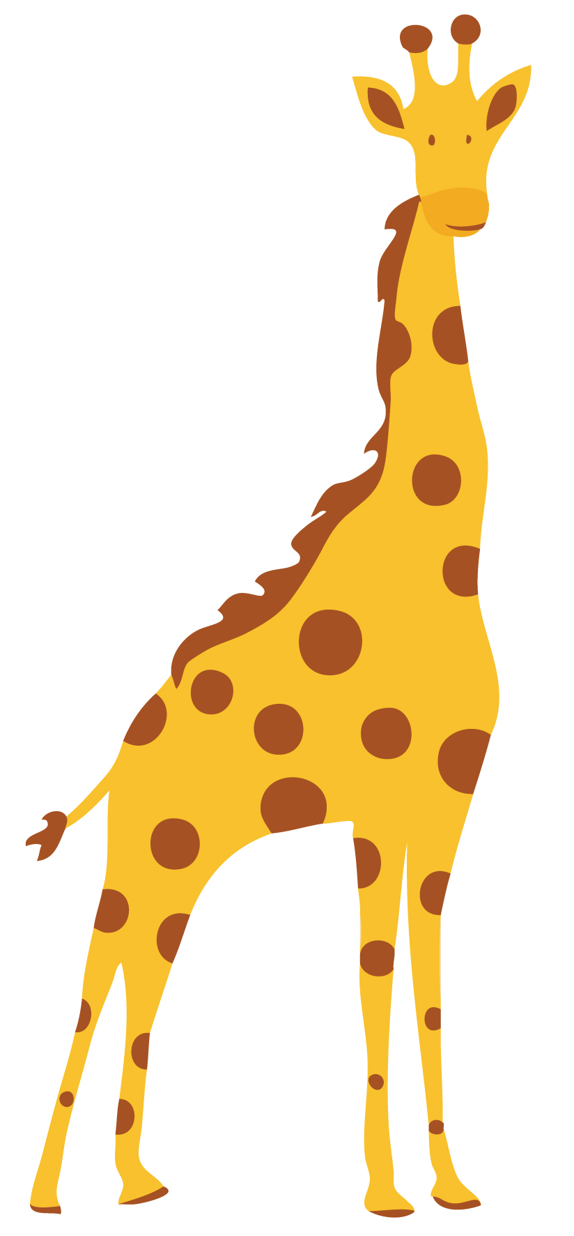 Giraffe Print Template