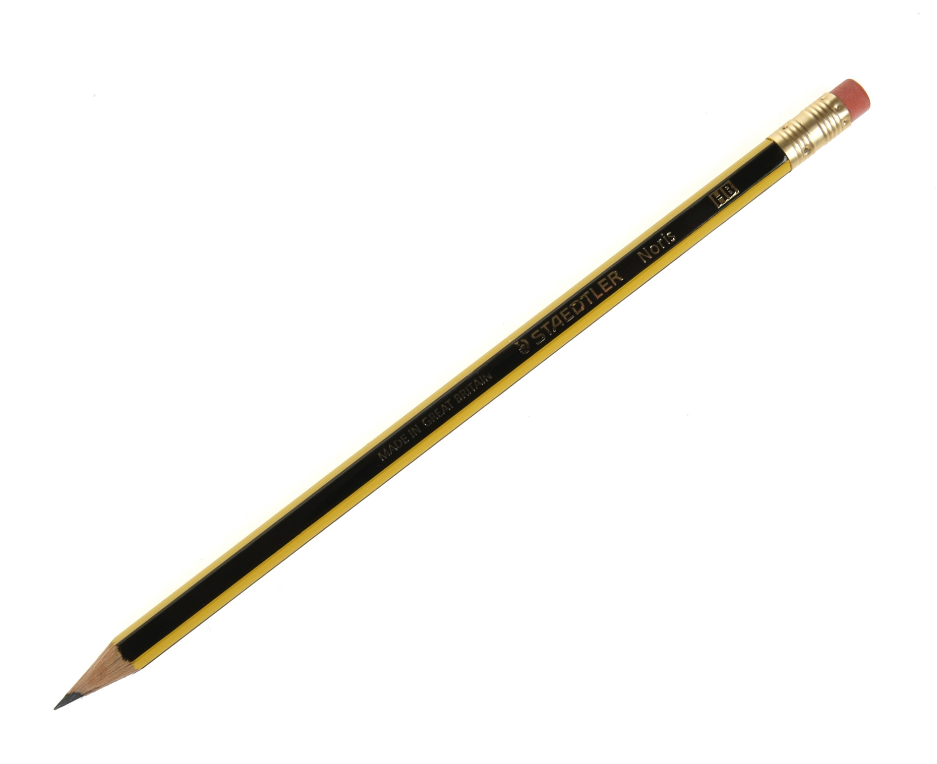 Staedtler Noris Pencil HB Pencil Rubber Tipped - Traditional ...