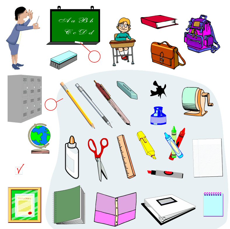 classroom objects clipart - photo #10