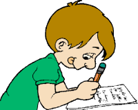 Kids Hand Writing Clip Art - Free Clipart Images