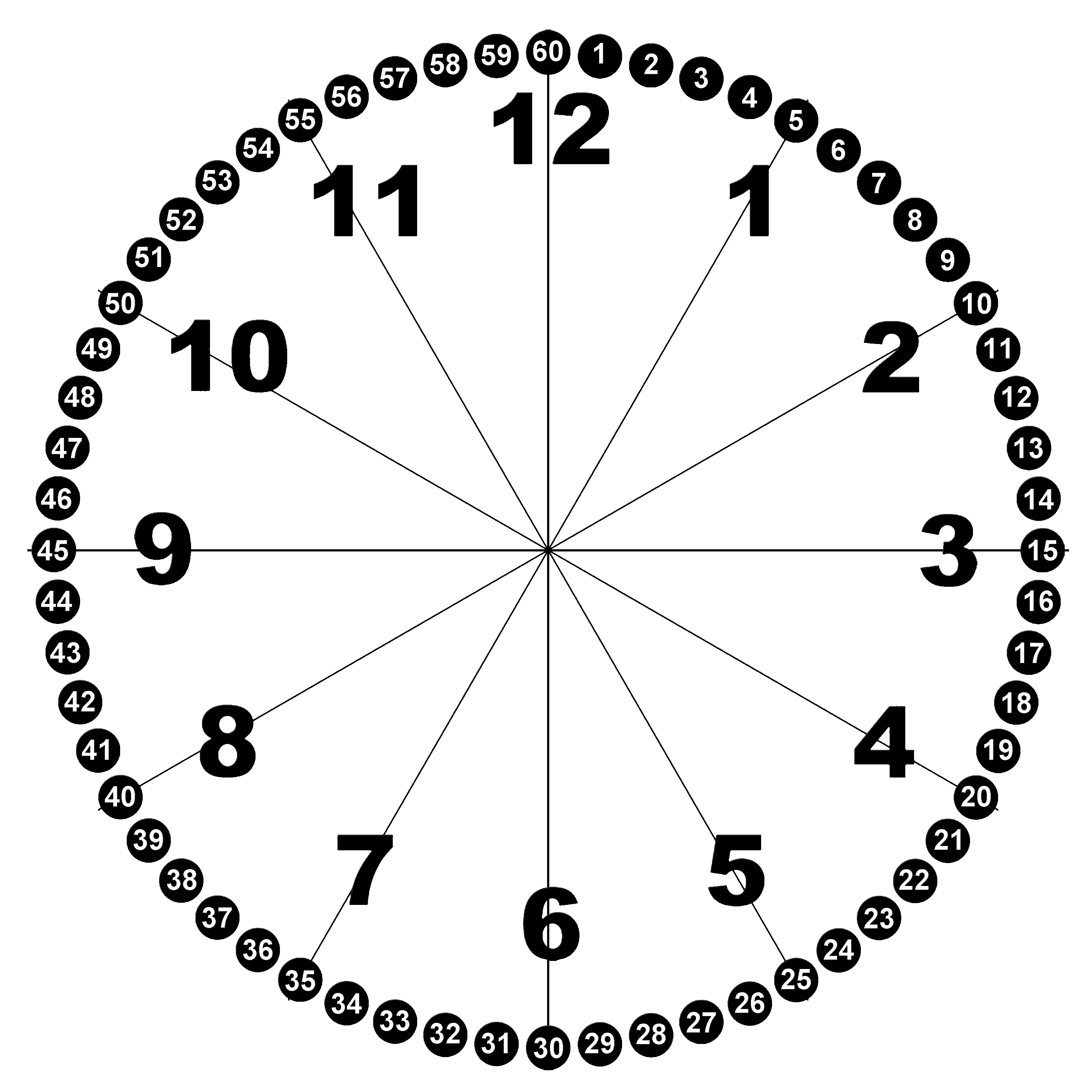 Blank Clock Clipart