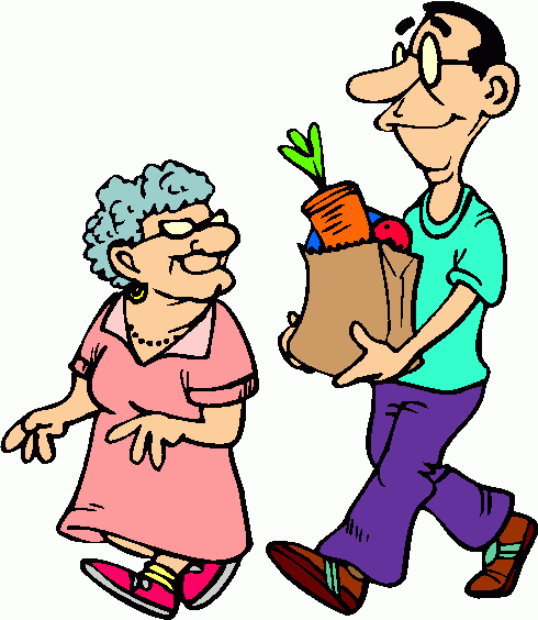 People helping people clipart