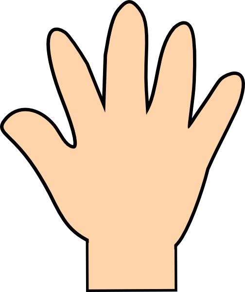 Back of hand outline free clipart images – Gclipart.com