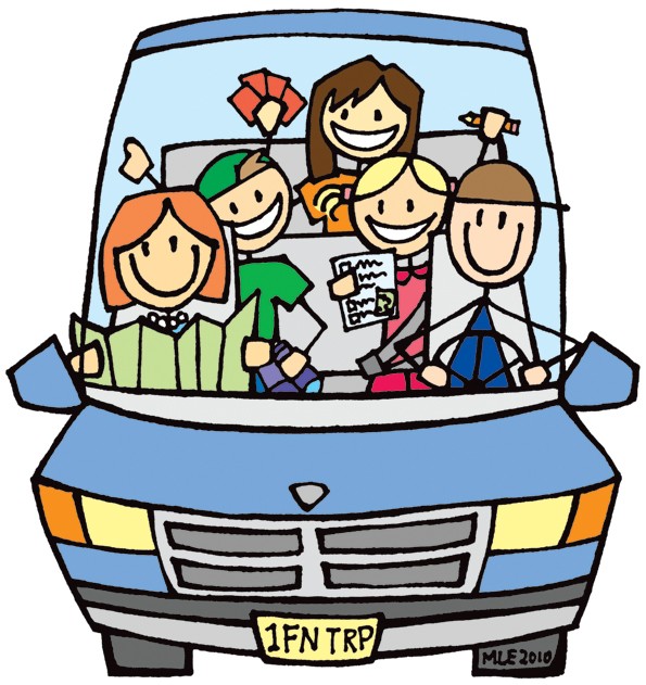 car trip clipart - photo #44