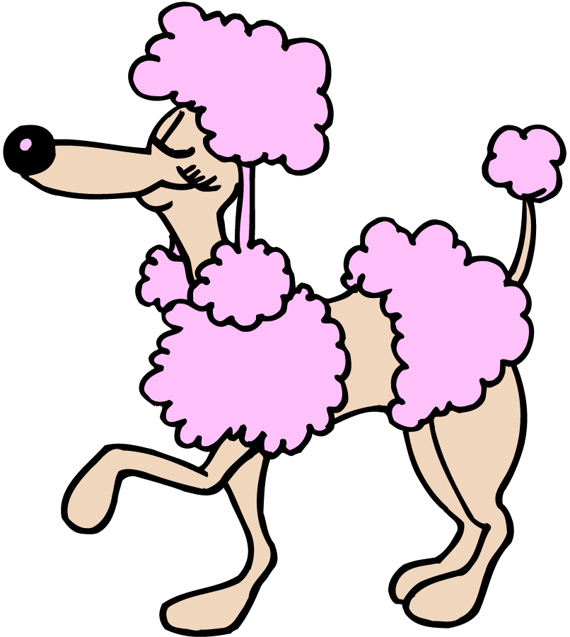 514 views Free clipart french poodle girl