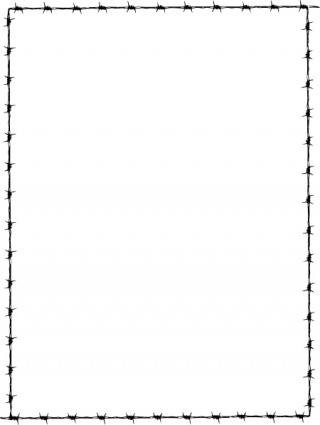 Barbed Wire Border Clipart
