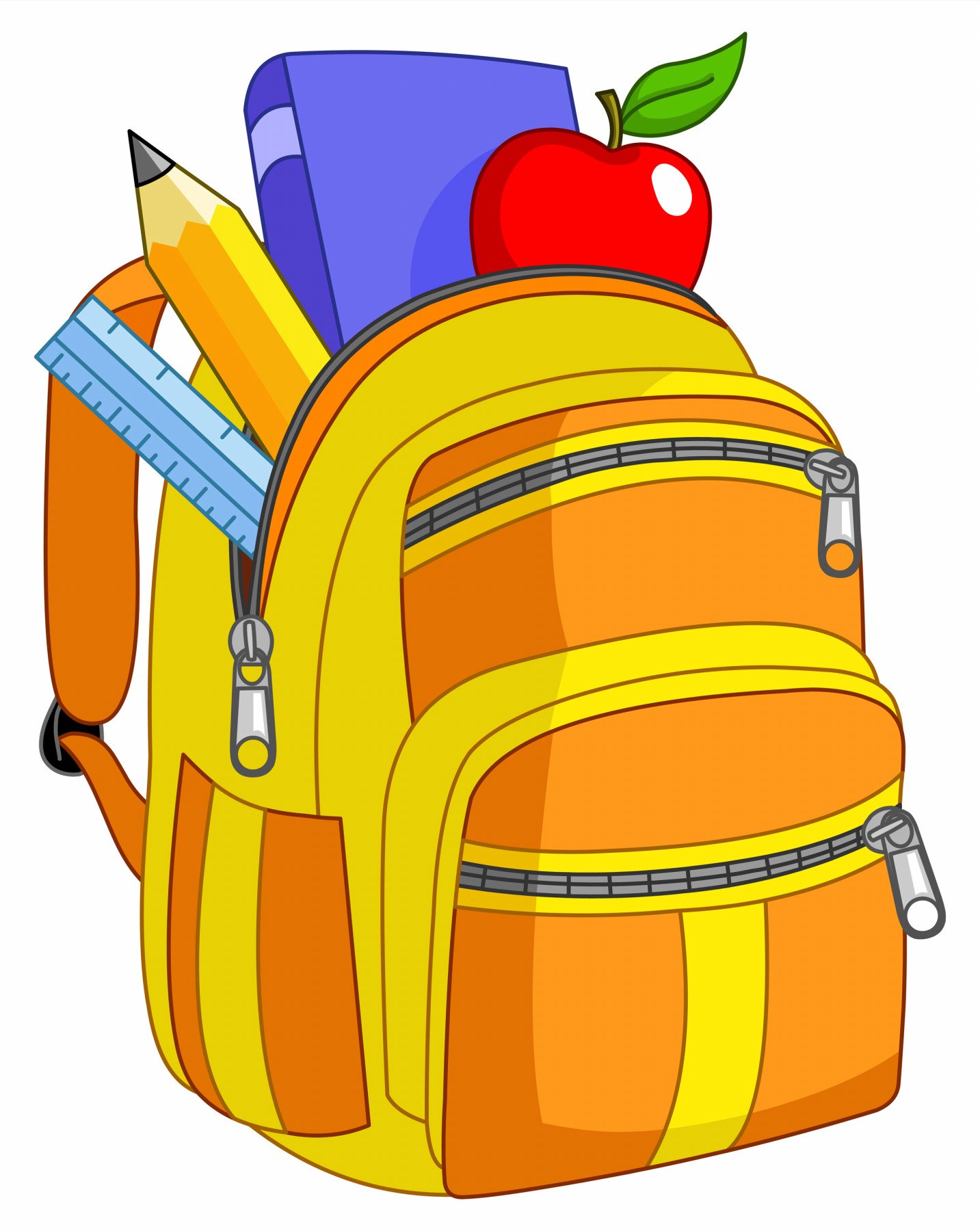 School bags clipart