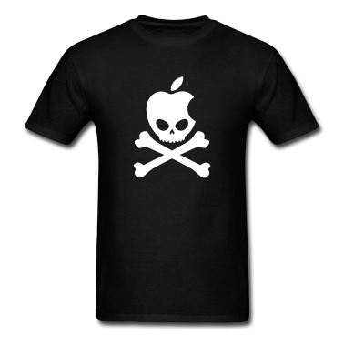 Apple Skull & Bones T-Shirt | Spreadshirt | ID: 13986052