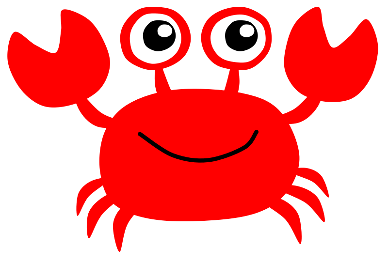 Crab Clip Art Cartoon - Free Clipart Images