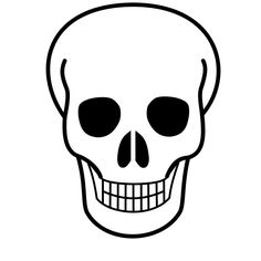 Pix For > Skull Template Printable