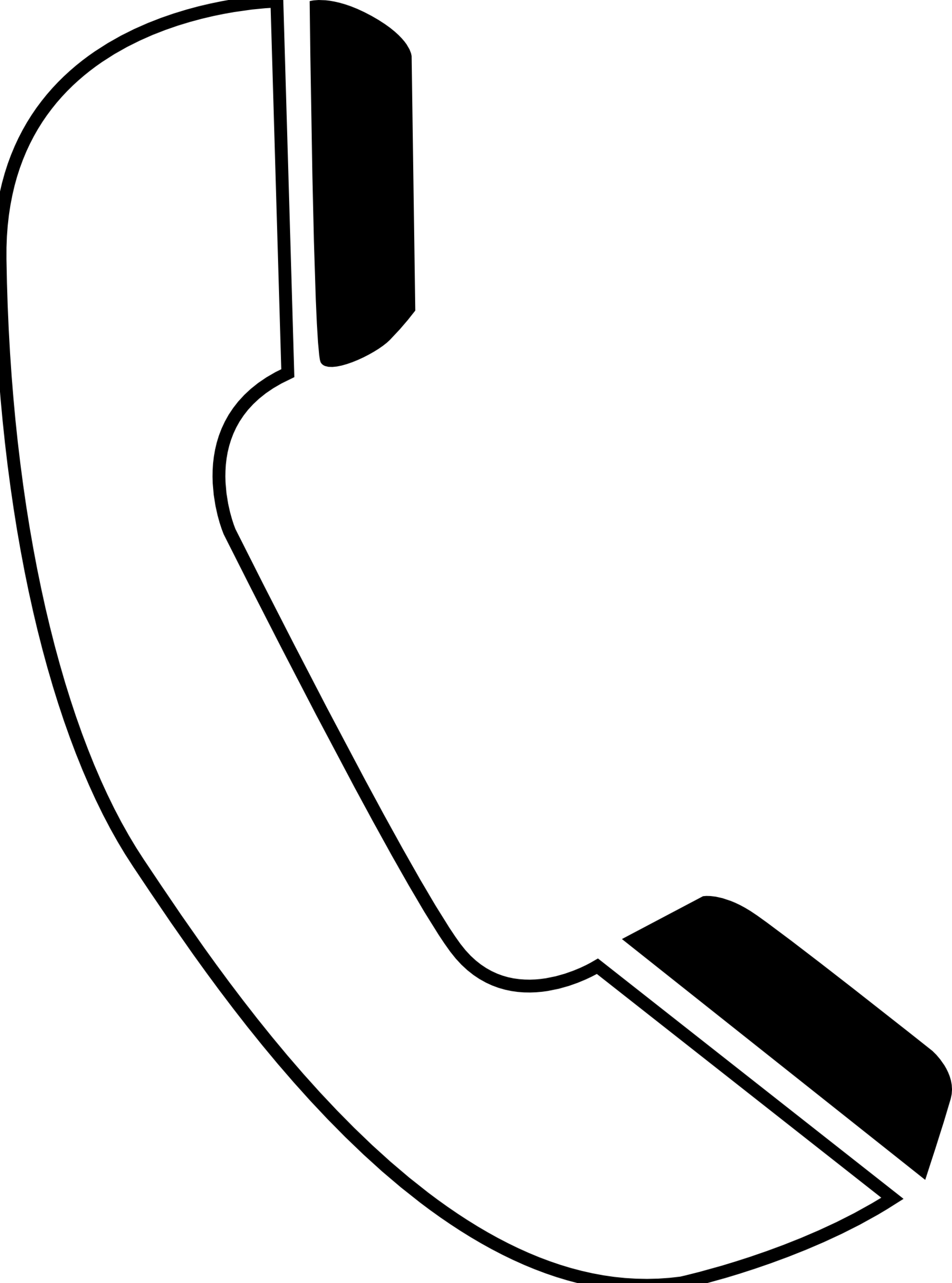 White Phone Icon Png Clipart - Free to use Clip Art Resource