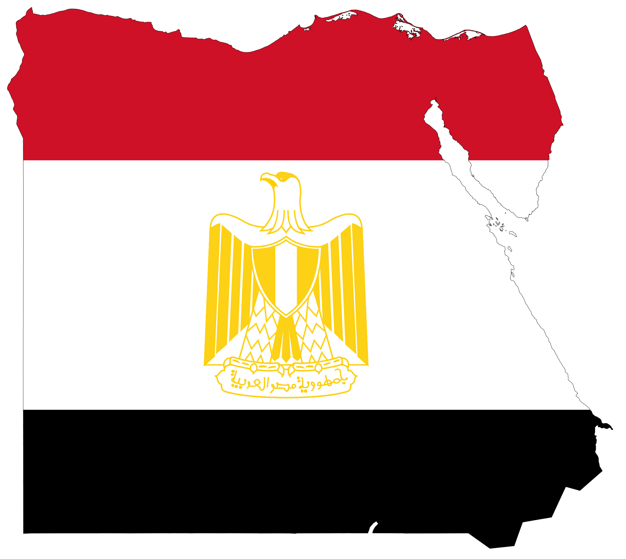 Egypt, Flags and Maps