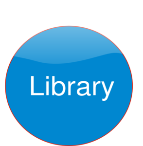 Library Button Clip art - Blue - Download vector clip art online
