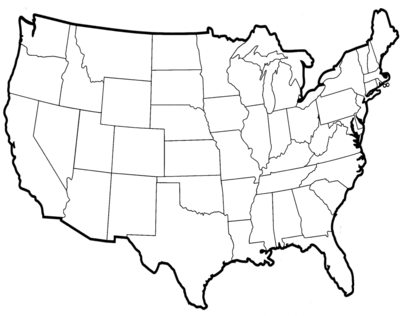 Usa Map Outline Png - www.proteckmachinery.com