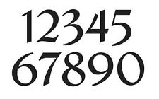French Number Stencil