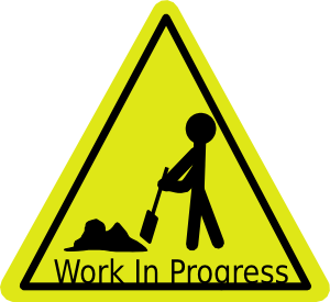 Work In Progress clip art - vector clip art online, royalty free ...