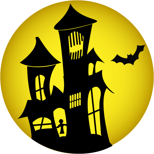 Haunted house Icon | Halloween 2012 Iconset | GoldCoastDesignStudio