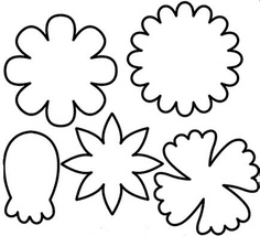 Large Flower Template