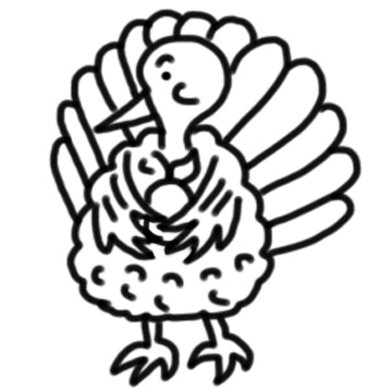 Church House Collection Blog: Free Turkey Eating Apple Clipart