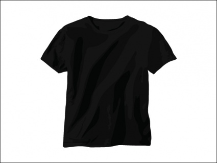 Download Black T-Shirt Vector Free