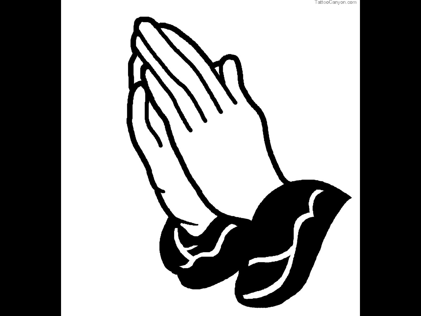 Praying Hands Coloring Page Pictures And Tattoo Design ...