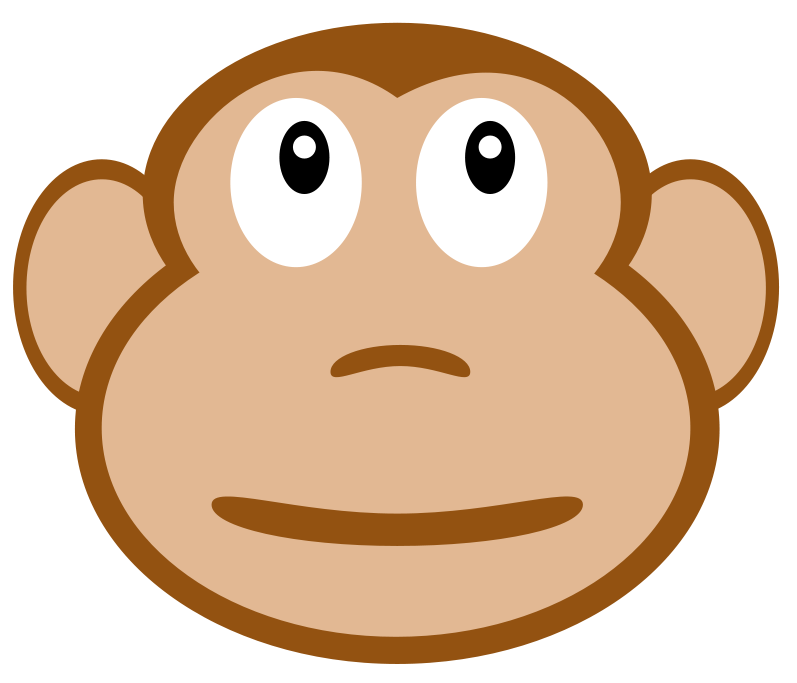 Clipart - Fwd: Monkey Face