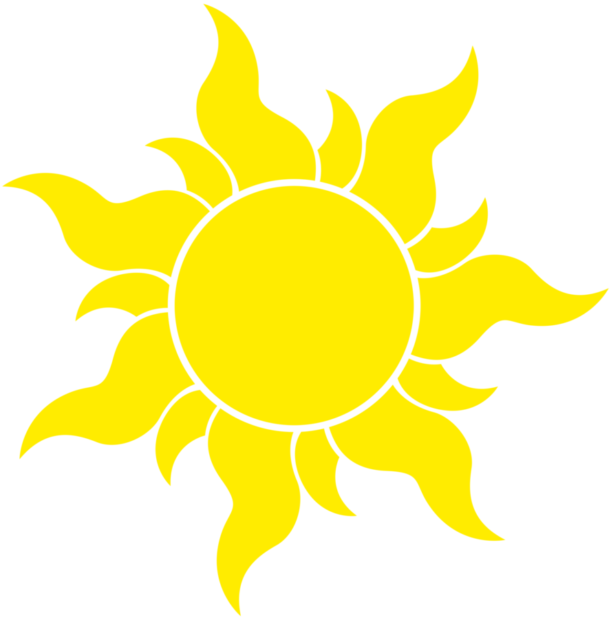 Tangled Sun Symbol -HUGE-