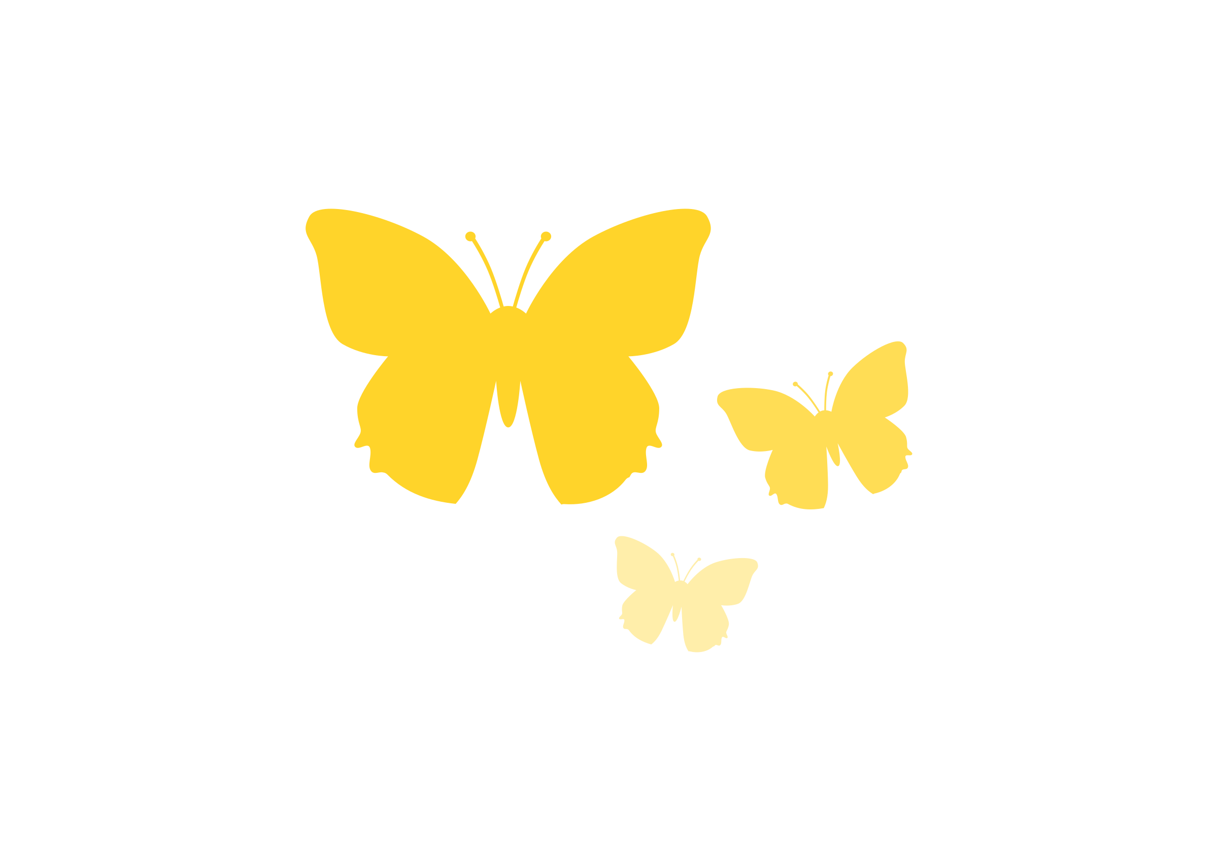 Yellow Butterfly Clip Art – Clipart Free Download