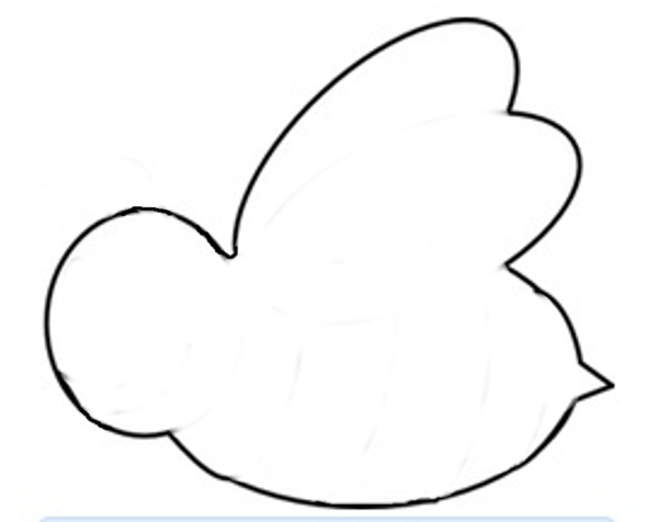 bee clipart outline - photo #22