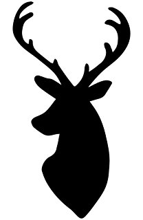 Amazon.com: Stencil1 Large Antler Deer Stencil, 18 x 24"