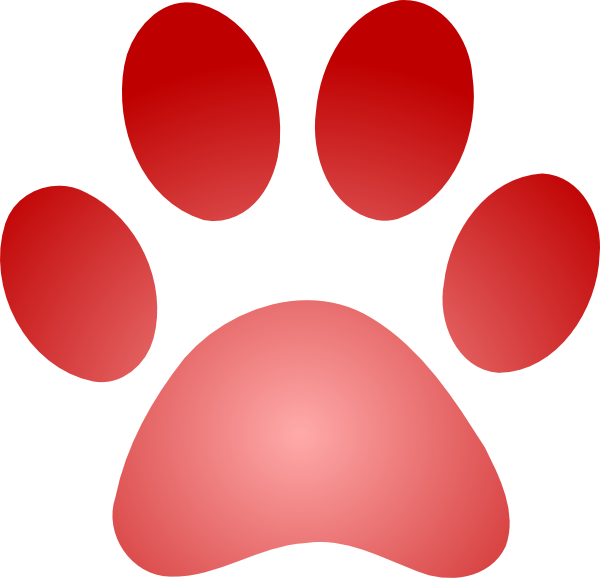 Best Photos of Red Lion Paw Print - Red Wildcat Paw Print, Red Paw ...