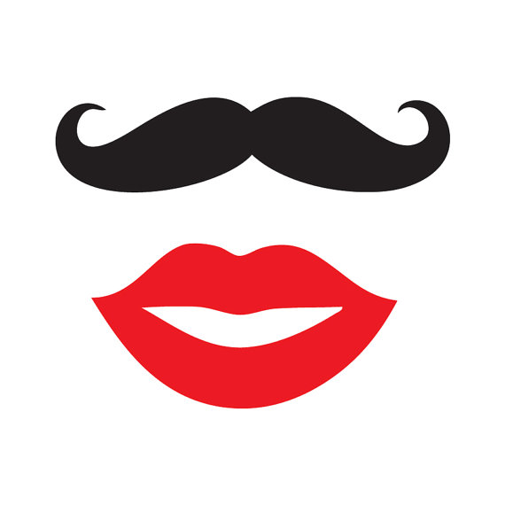 Best Photos of Mustache And Lips - Lip and Mustache Templates, Lip ...