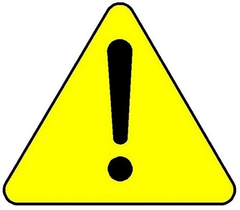 Caution Triangle Symbol Clipart - Free to use Clip Art Resource