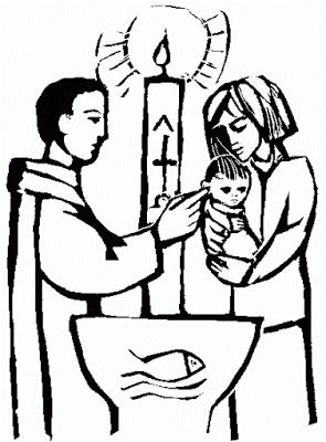 Clipart baptism symbols