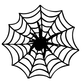 Halloween spider web clipart