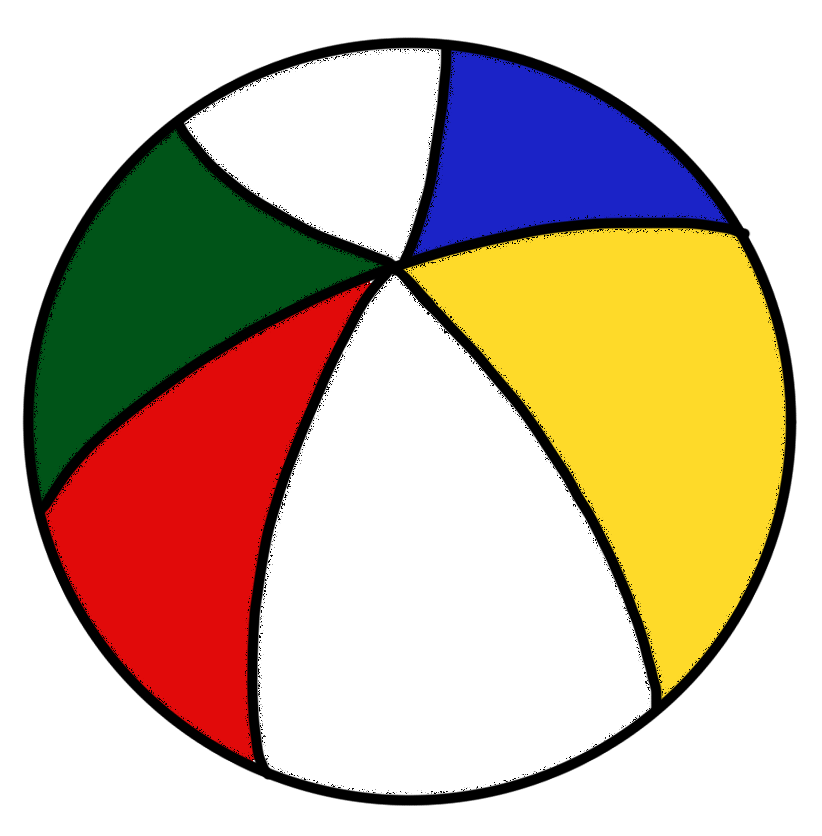 Beach Ball Coloring Page - ClipArt Best